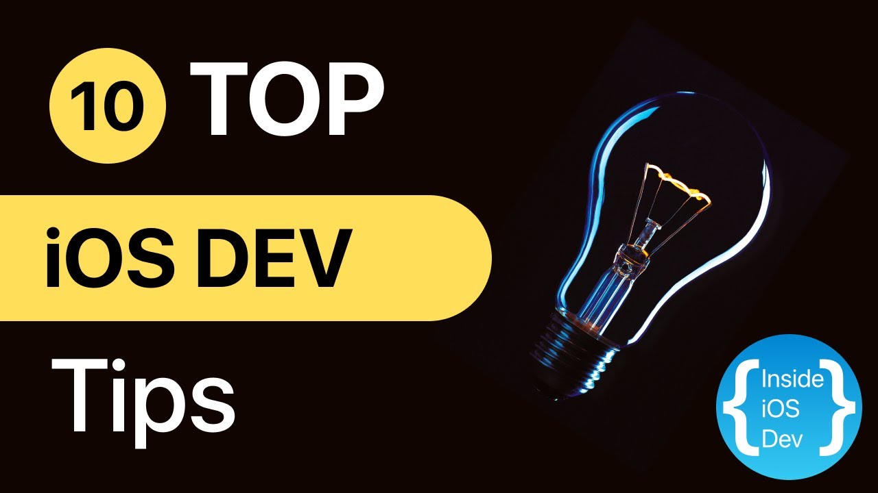 InsideiOSDev's tweet card. Learn top 10 iOS tips in less than 10 minutes