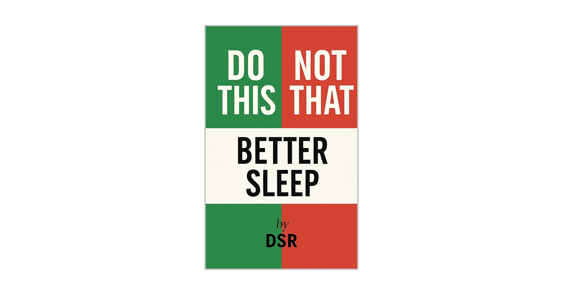 DaveRace6's tweet card. Do This, Not That: Better Sleep: Simple swaps to rest deeper and wake with more energy