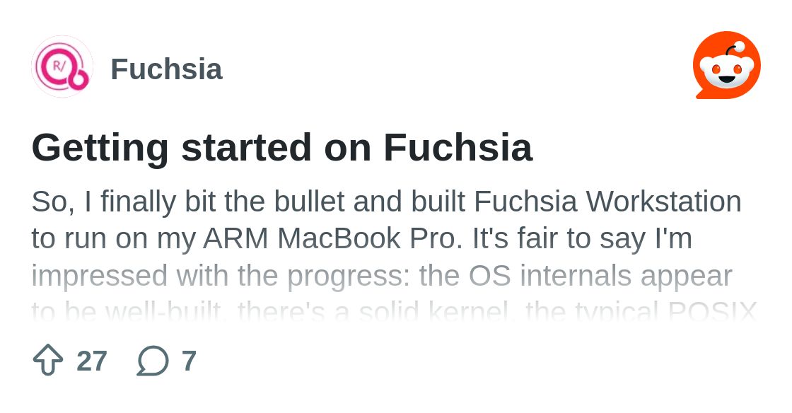 r_fuchsia's tweet card. Explore this post and more from the Fuchsia community