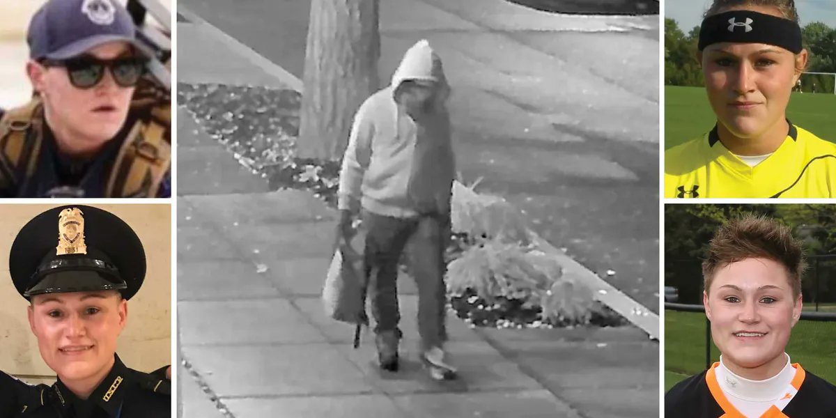 SteveBakerUSA's tweet card. A computer program that compared the bomb suspect’s gait to that of Shauni Kerkhoff produced a 94% match.