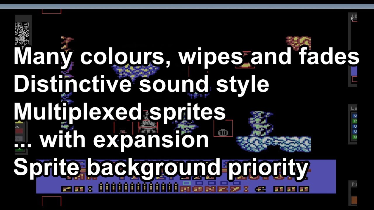 MartinPiper's tweet card. C64 Games memories - Cyberdyne Warrior