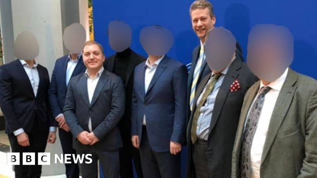 BBCNews's tweet card. Nathan Gill admits eight charges of bribery while being a Member of the European Parliament.