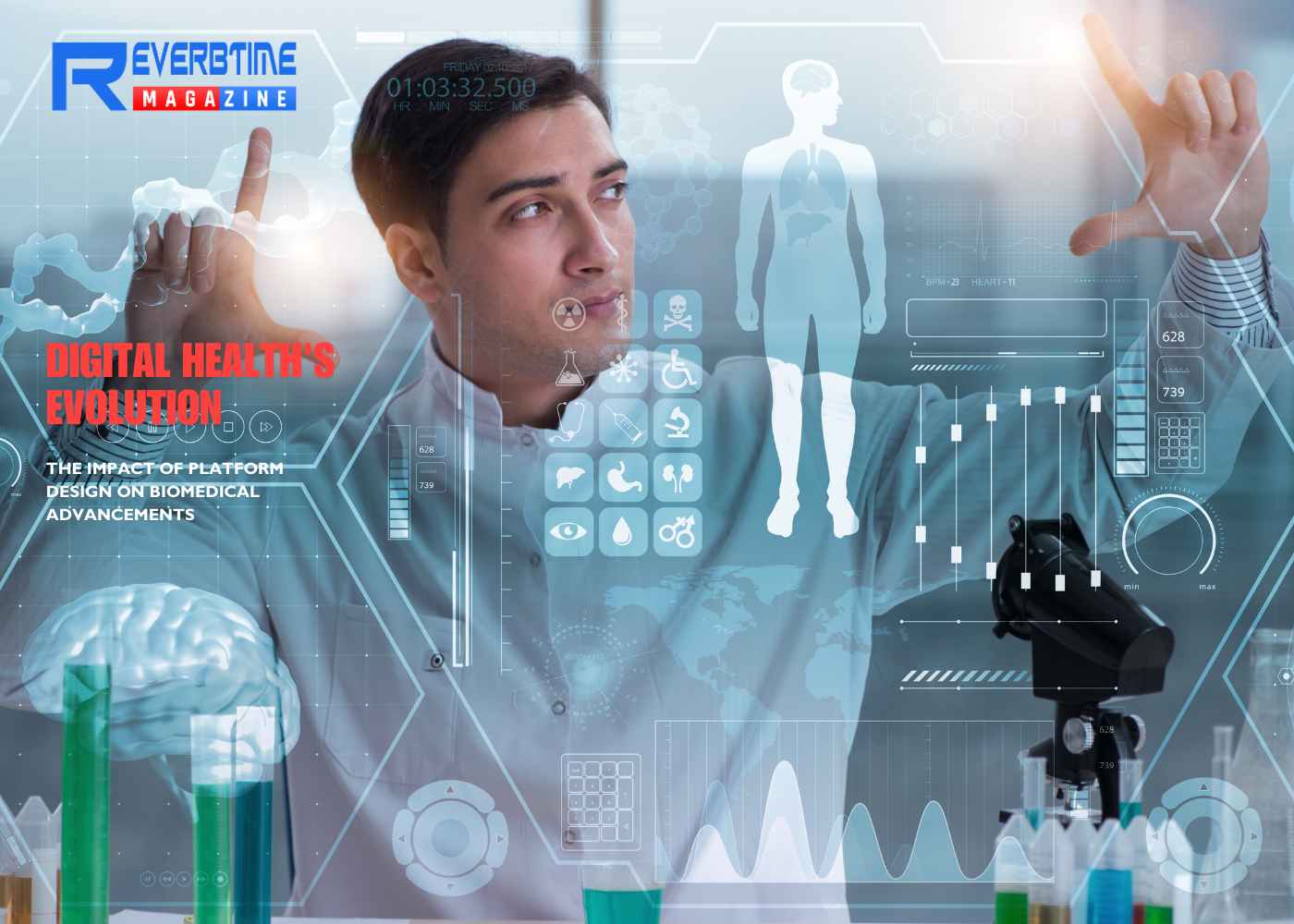 ReverbtimeMag's tweet card. The next frontier in health is here. Understand how platform-based design is acting as a crucial crossover tech, propelling biomedicine into an era of unprecedented innovation and impact.