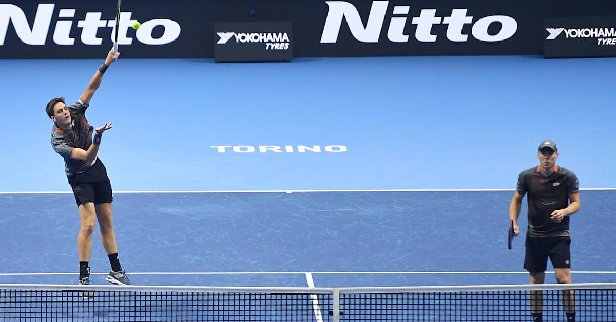 TimoTossavainen's tweet card. Harri Heliövaara ja Henry Patten kukistivat kotiyleisönsä edessä pelanneen italialaiskaksikon tenniksen ATP-finaalien miesten nelinpelin välierissä.