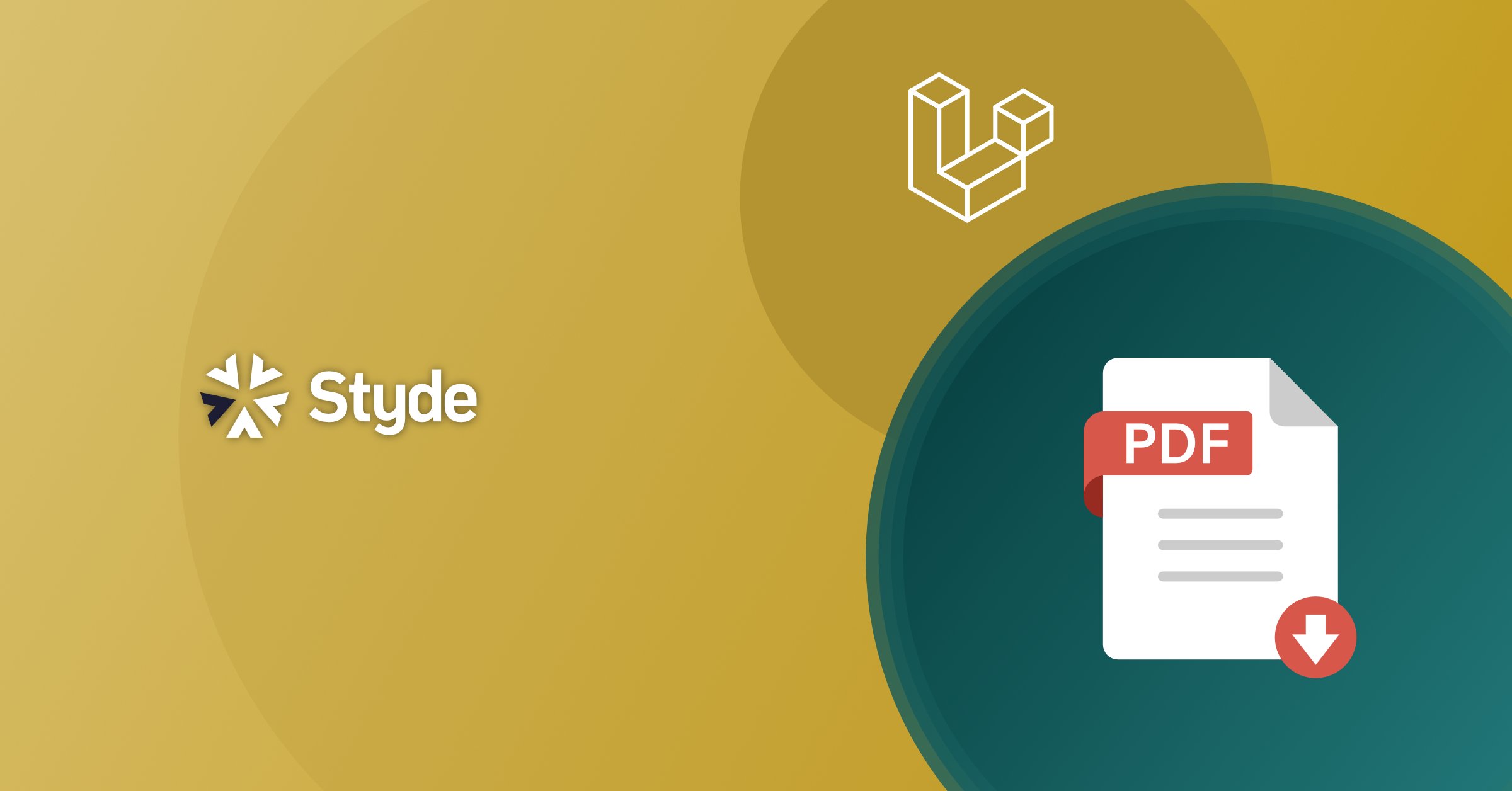 Stydenet's tweet card. Aprende como generar PDFs con el paquete Laravel Dompdf en un proyecto Laravel, conoce ademas algunas importantes características de este paquete.