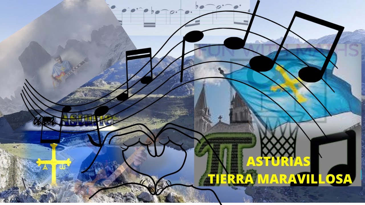 Funwithmaths2's tweet card. ASTURIAS TIERRA MARAVILLOSA Canción original, nueva , ❤️❤️ #picosde...