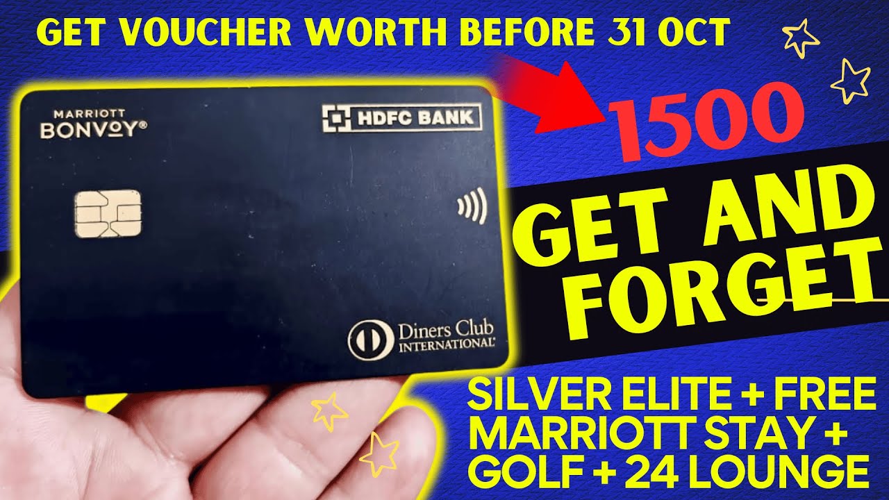 Profesor_TechYT's tweet card. HDFC Marriott Bonvoy Card - The Get and Forget card 2 years review