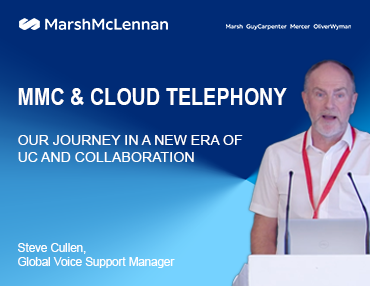 tiger_analytics's tweet card. In this customer presentation Steve Cullen, Global Voice Support Manager, Marsh McLennan shares with us his journey into cloud and Zoom Phone.