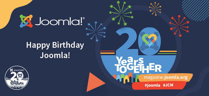 joomlers's tweet card. Happy birthday to Joomla actually means: happy birthday to you, our community. To the Joomla users, developers, designers, hobbyists and professionals. To the occasional helping hands and th...