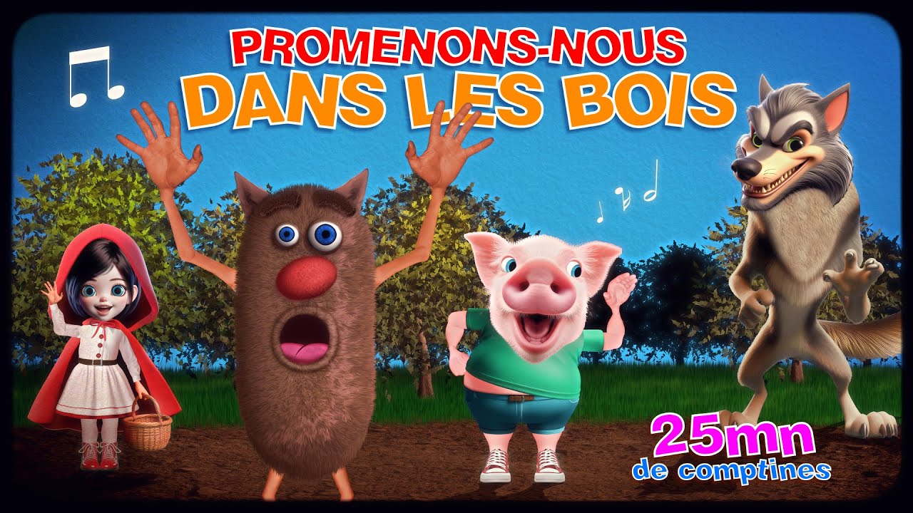 Foufou_Channel's tweet card. Promenons-nous dans les bois par Foufou (The Wolf's Song in French)...