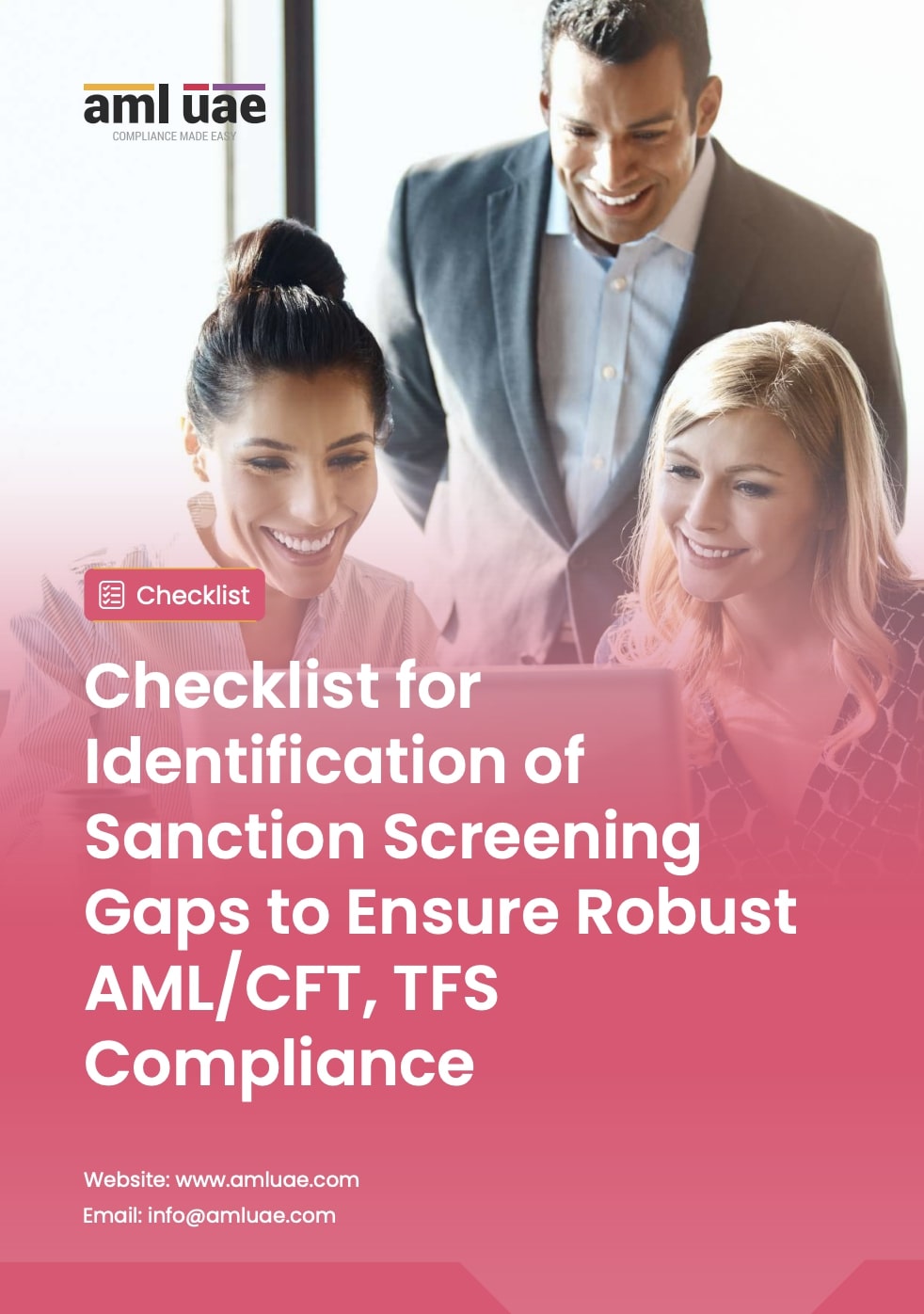 uaeaml's tweet card. Here’s a Checklist for Identification of Sanction Screening Gaps to Ensure Robust AML/CFT, TFS Compliance.