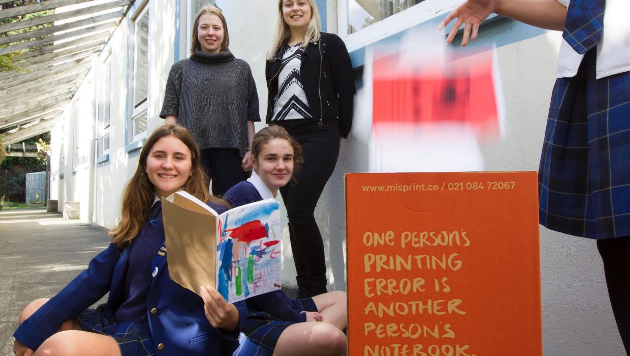 LetsDoItRecycle's tweet card. That piece of paper with the printer error is rubbish, right? Wrong, say three Wellington women.