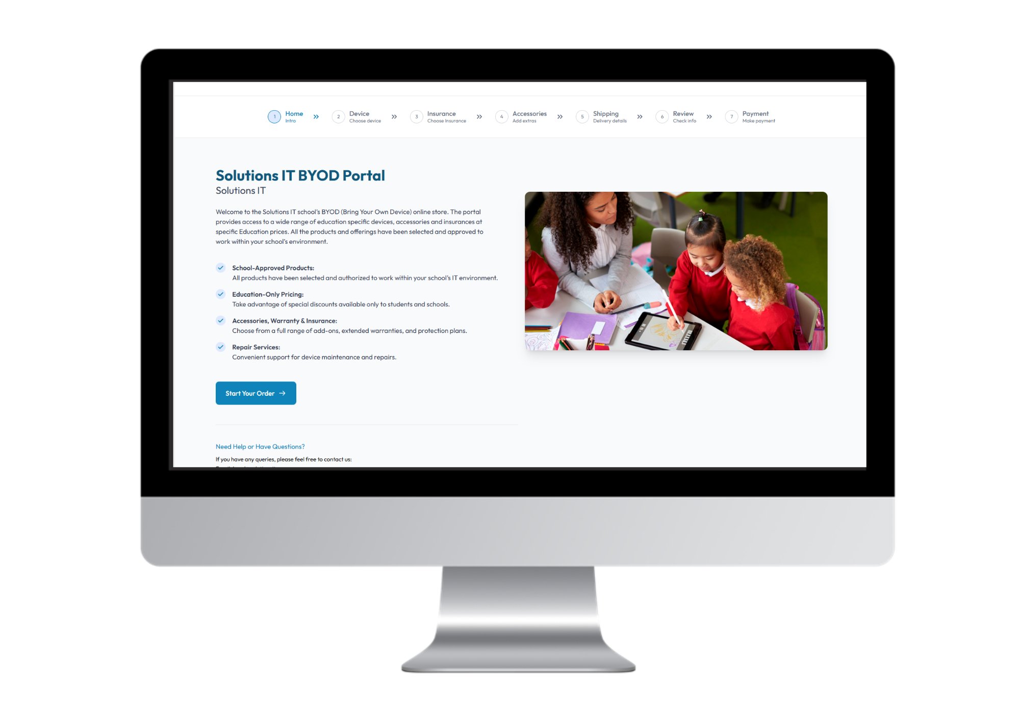 Solutions_IT's tweet card. BYOD Portal