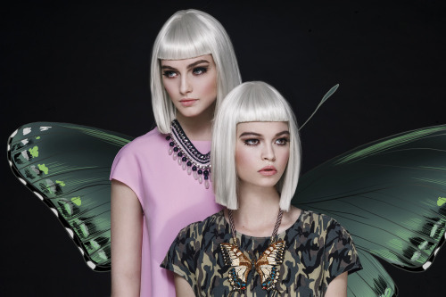 Ultra_Models's tweet card. Val and Sofie for «DRESS CODE» by ANNA DUBOVITSKAYA LOOKBOOK!