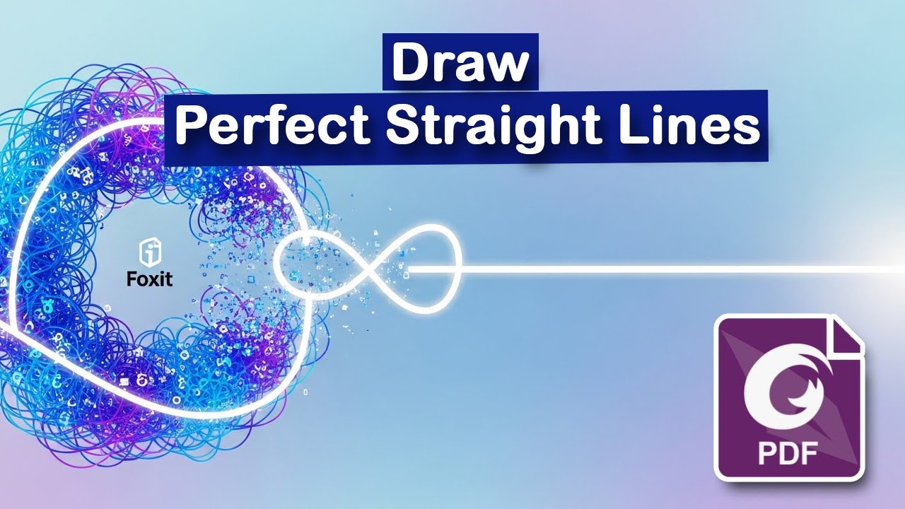 RehanaDhaka1216's tweet card. How to Draw Perfect Straight Lines in Foxit PDF Editor