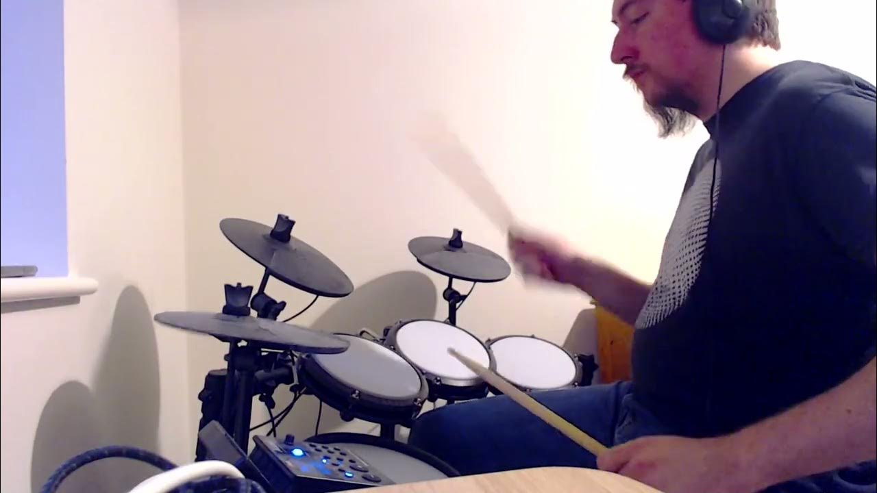 ZantorGaming's tweet card. 9 Month Drum Progress