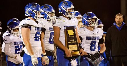 nonpareilonline's tweet card. “For three quarters tonight, with the quality of team we played, that's as good as we could have asked for,” Underwood head coach Nate Mechaelsen said.