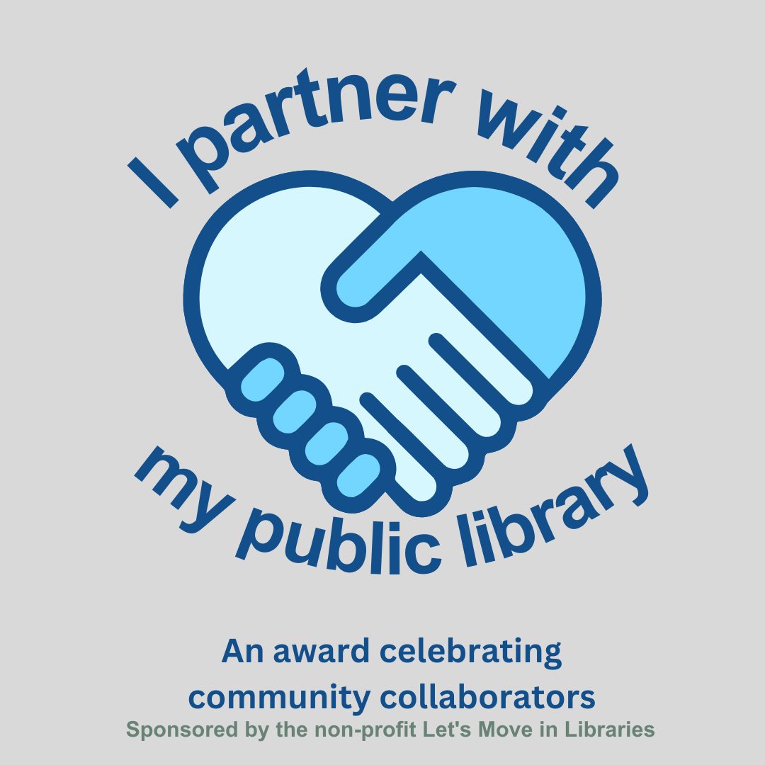LetsMoveLibrary's tweet card. AUGUST 2025 NEWSLETTER The August 2025 newsletter of Let’s Move in Libraries includes: The final call for nominations for the 2025 I Partner with My Public Library Awards Inspiring stories from...