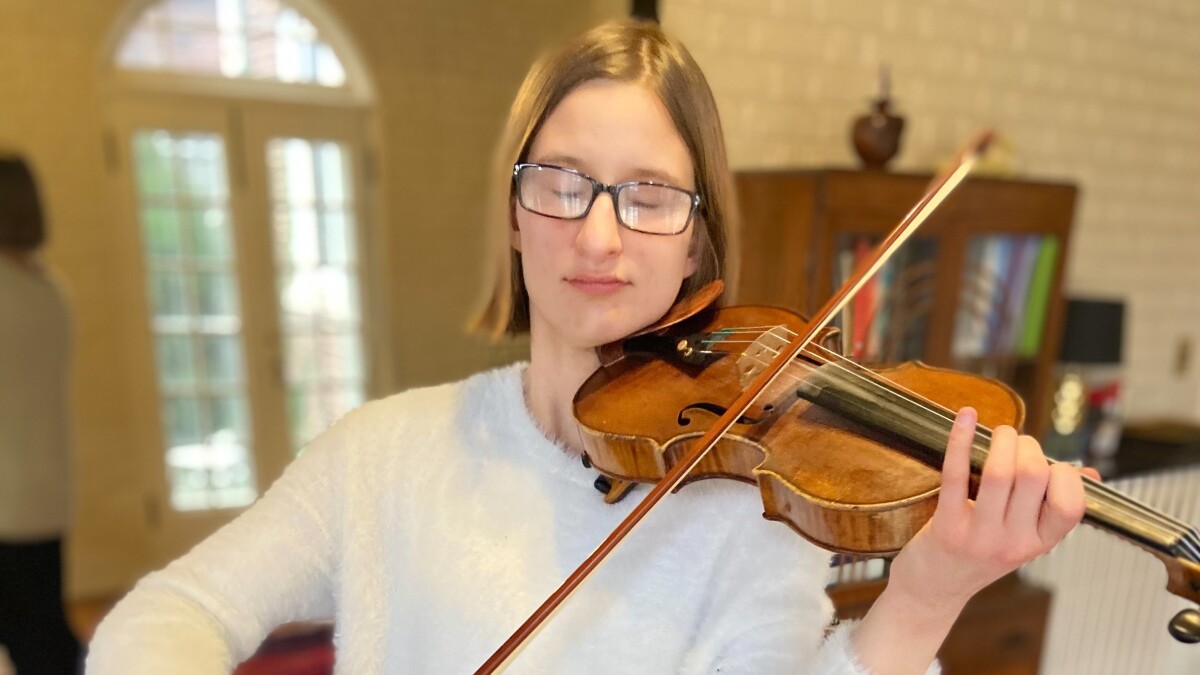 classicalkid's tweet card. Grand Rapids native Julia LaGrand has spearheaded programming with From the Top for classical musicians who have disabilities.