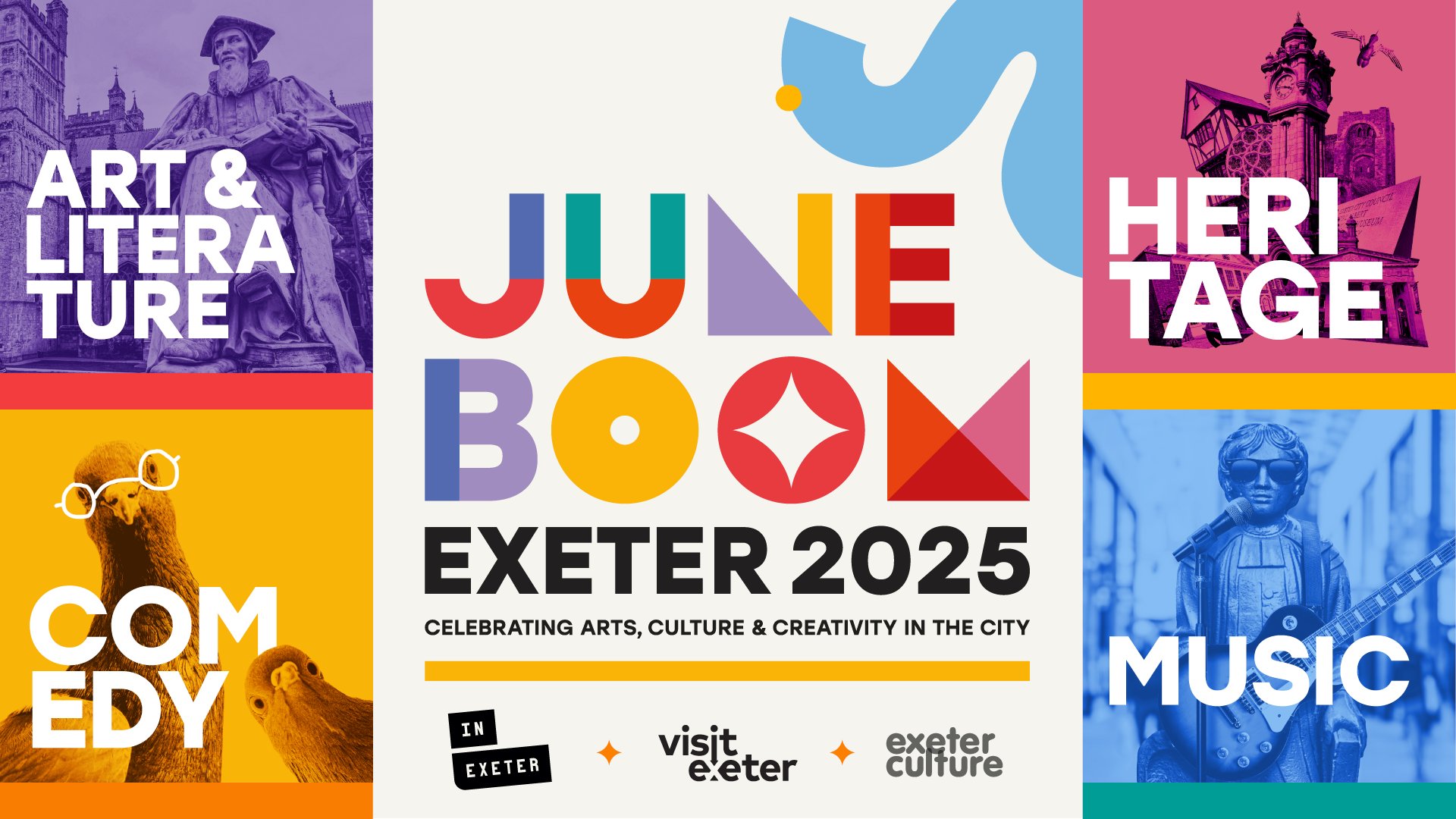 exploringexeter's tweet card. Posted by Stephanie Darkes on May 15, 2025 The Countdown is On! June Boom is coming, and it’s set to transform our city into a thriving cultural hotspot for an entire month! As someone who’s spent...
