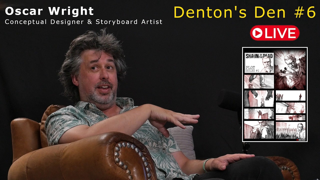 repkord's tweet card. Oscar Wright (Conceptual Designer & Storyboard Artist) - Denton’s Den...