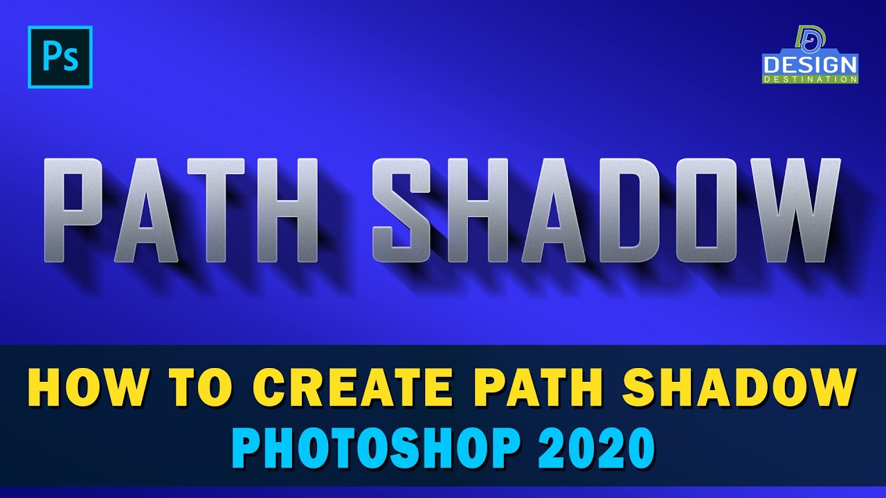 DesignDestini's tweet card. How to Create Shadow in Photoshop | Make Path Shadow in Photoshop |...