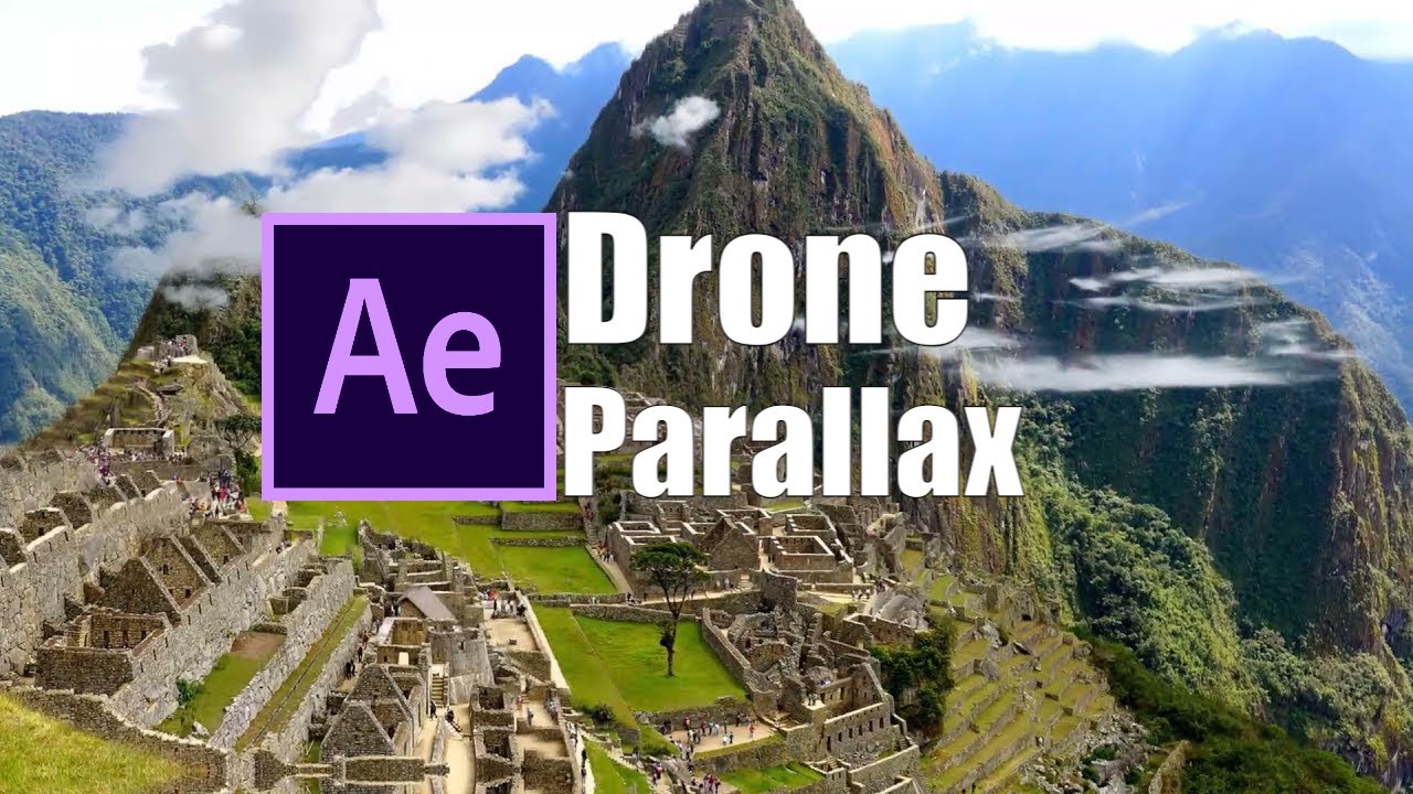 ToonAnimator's tweet card. parallax zoom effects drone view in after effects