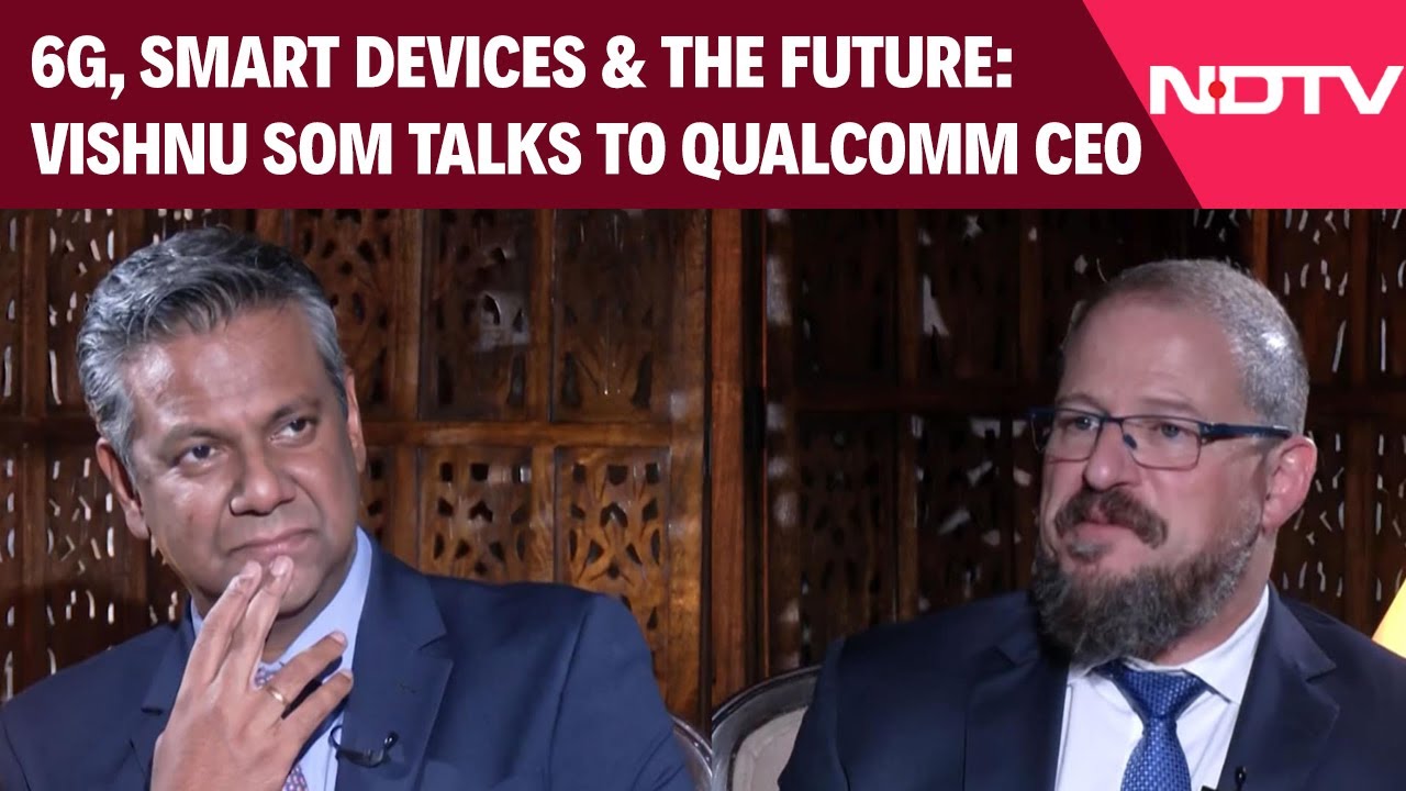 cristianoamon's tweet card. 6G, Smart Devices & The Future: Vishnu Som Talks To Qualcomm CEO