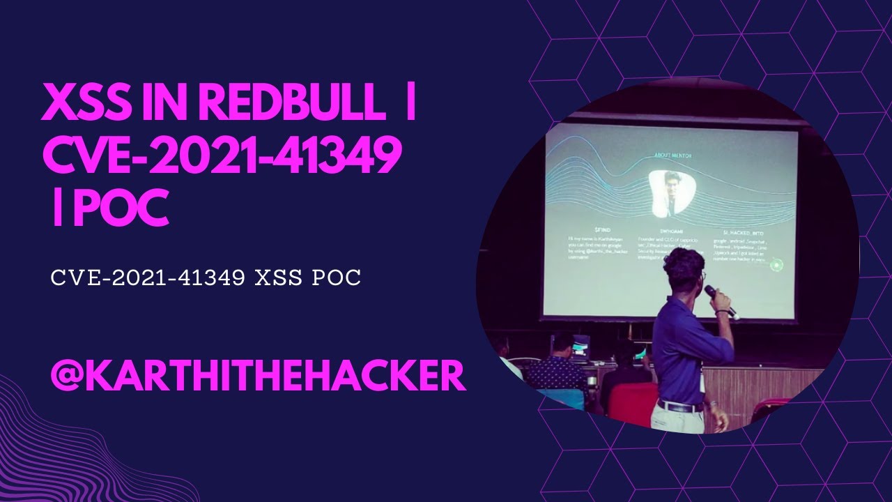 karthithehacker's tweet card. XSS redbull poc | bugbounty | xss poc | CVE-2021-41349 poc