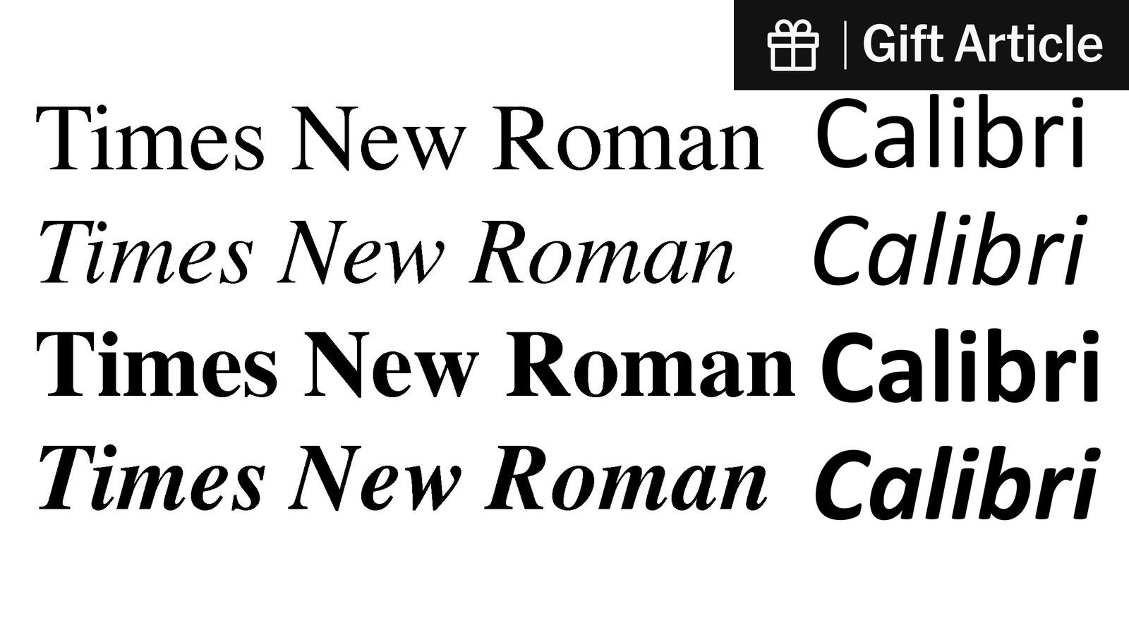 davidberman's tweet card. There’s more to font choices than what looks nice, and some experts said it would make for easier reading.