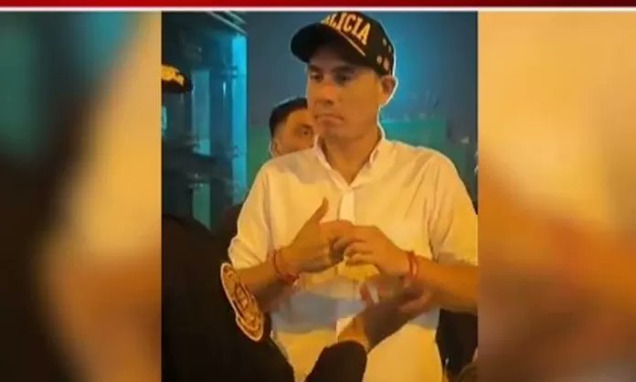 canalN_'s tweet card. José Jerí supervisó operativo de control de identidad en Santa Anita con presencia policial y edil local