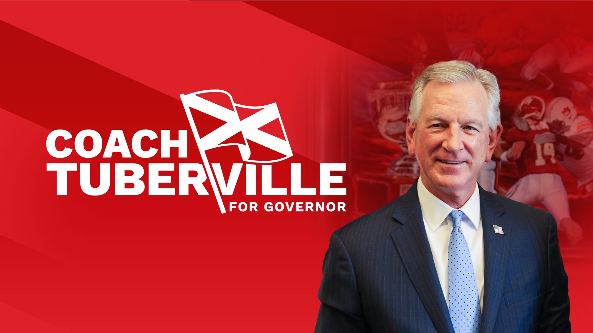 hbbtruth's tweet card. Coach Tommy Tuberville is running for governor of Alabama to fight for President Trump's America First agenda, stop illegal immigration, and protect our conservative values.