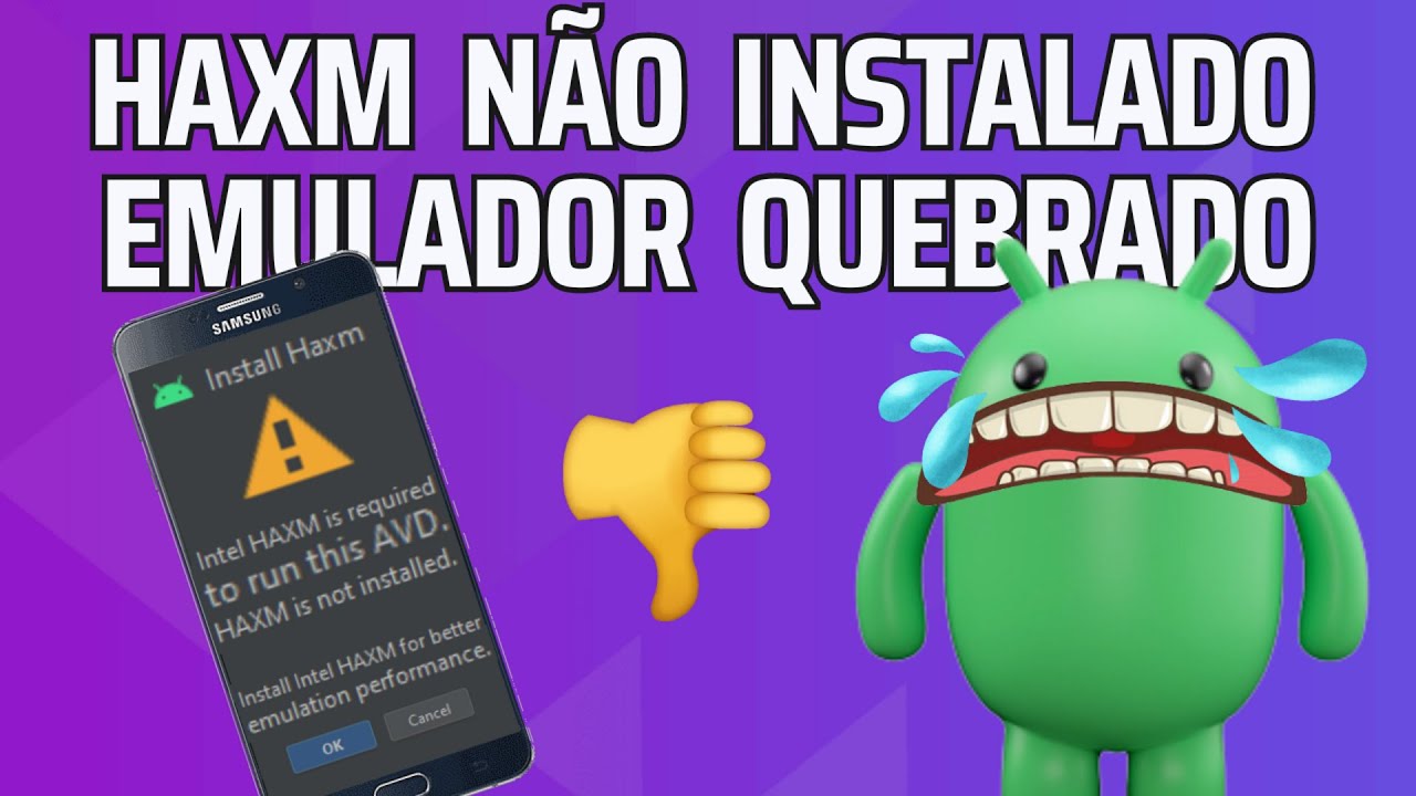 progdeelite's tweet card. COMO INSTALAR O INTEL HAXM 🚨 NO WINDOWS COM ANDROID STUDIO 2023 ✅...