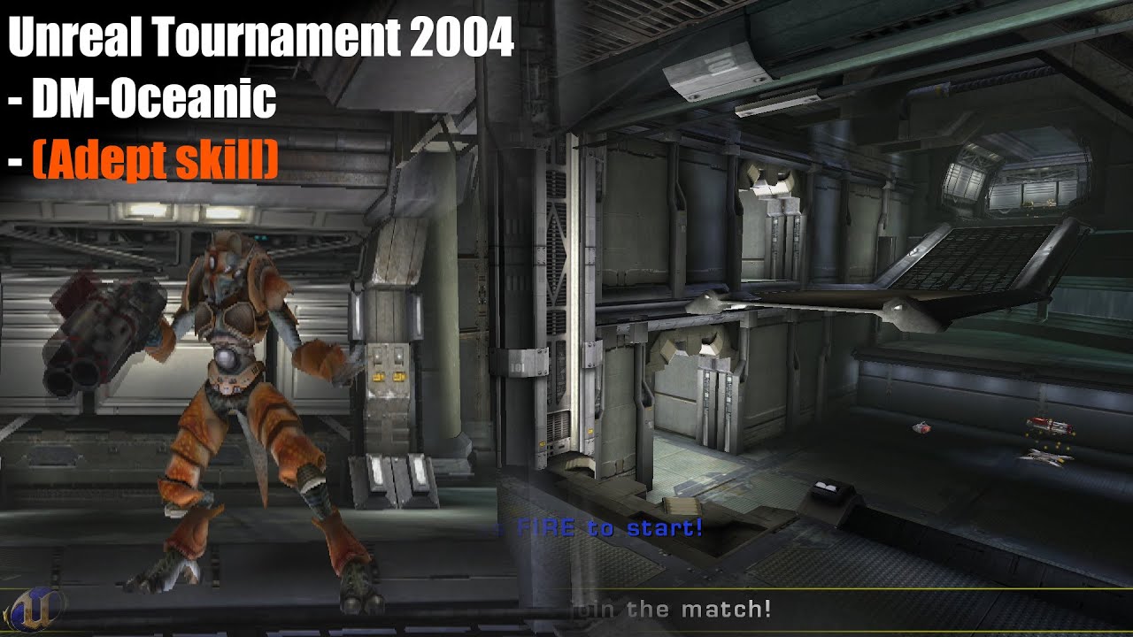 PerfLabrat's tweet card. UT2004 (DM-Oceanic, Adept, Damarus)