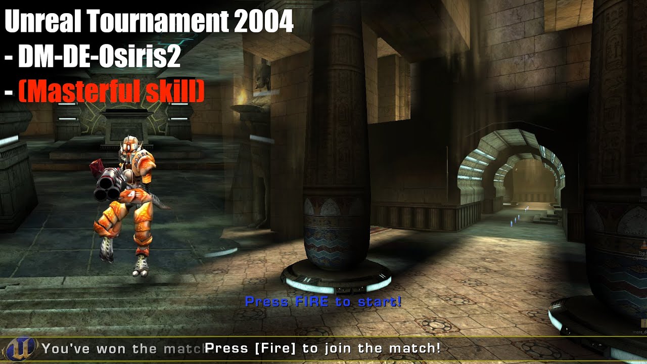 PerfLabrat's tweet card. UT2004 (DM-DE-Osiris2, Masterful, Damarus)