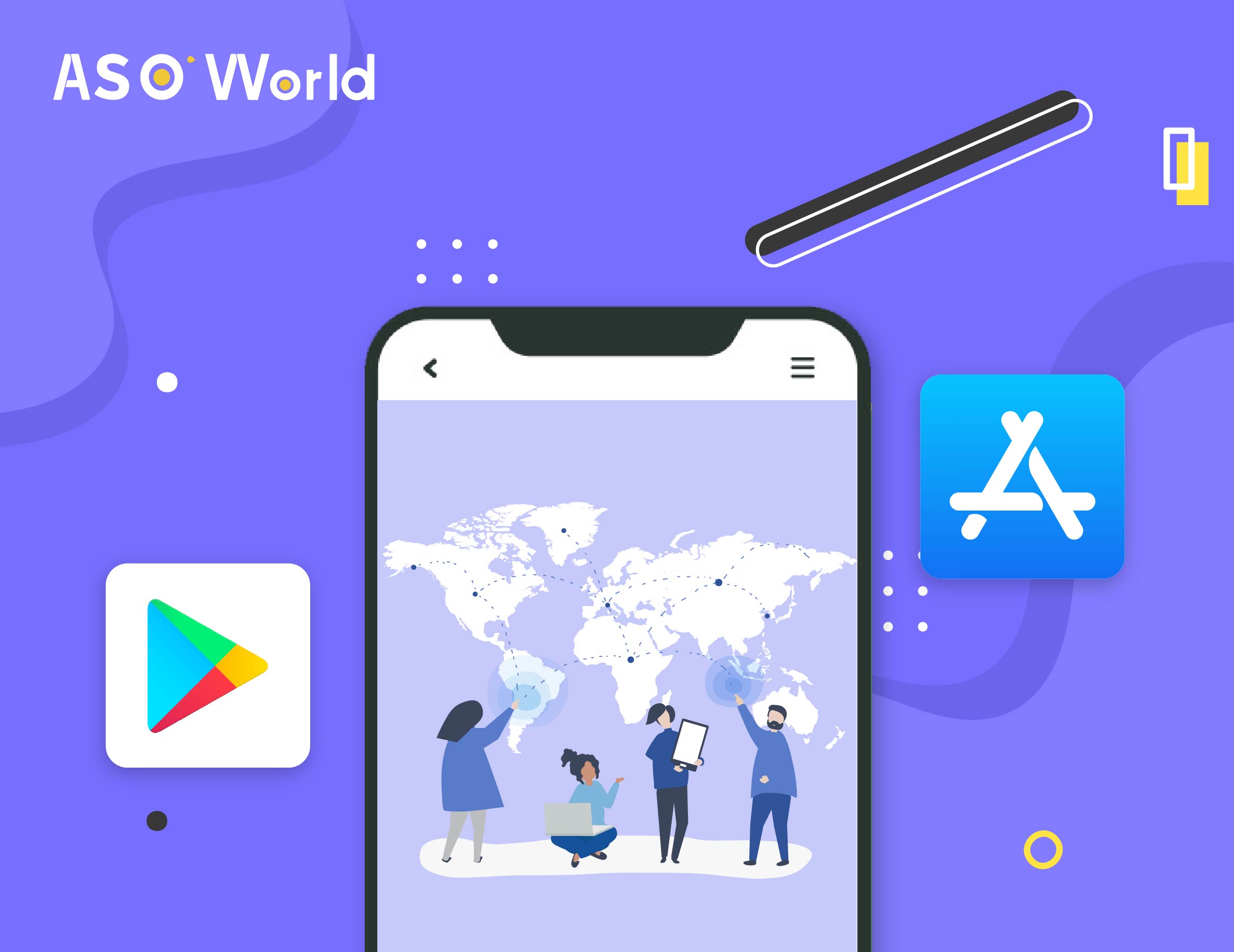ASOWorldcom's tweet card. App localization varies between Google Play and the App Store in metadata, translation support, review processes, and keyword strategies, impacting ASO and global reach..