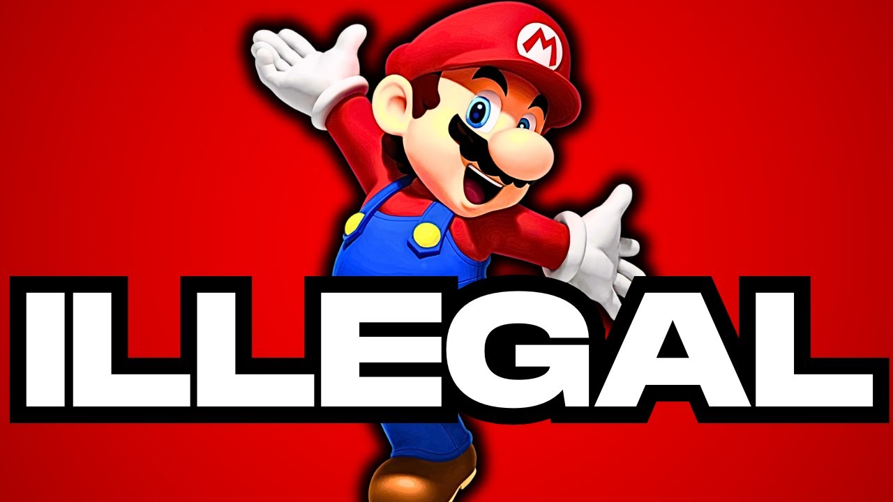 dleetsoft's tweet card. Nintendo Just Made Games Illegal