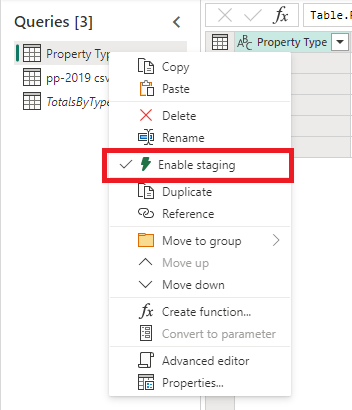 cwebb_bi's tweet card. Enabling or disabling staging on a Dataflows Gen2 query can have a big impact on performance