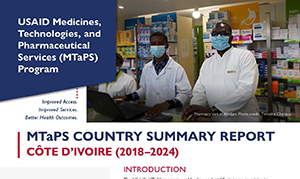 MTaPS_Program's tweet card. This report summarizes MTaPS’ strategic approach, key achievements, and results in Côte d’Ivoire to address antimicrobial resistance (AMR), through antimicrobial stewardship (AMS), multisectoral...