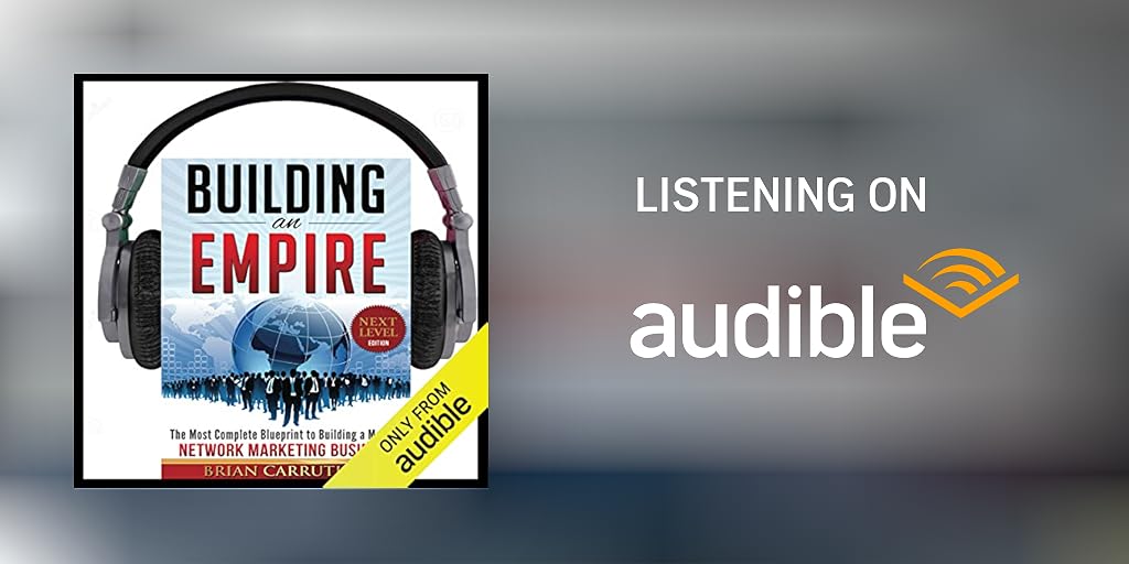 devpaulishaili's tweet card. Check out this great listen on Audible.com. Brian Carruthers has built one of the largest, most profitable downline teams in all of network marketing in the last decade. His success system helped his...