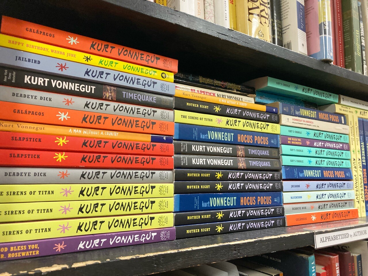 RecycleBook's tweet card. Attached: 1 image #KurtVonnegut #RecycleBookstore #SanJose