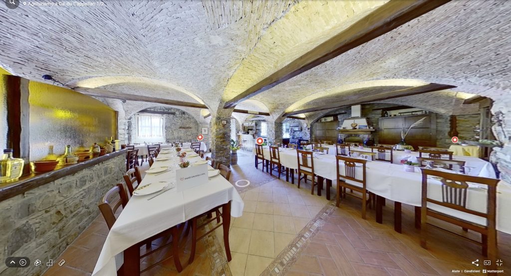 VisualProject73's tweet card. Agriturismo a Ca' du Cappellan - Sala Ricevimenti Tour virtuale formato Matterport  Scansione 3d degli interni e fotografie panoramiche degli esterni