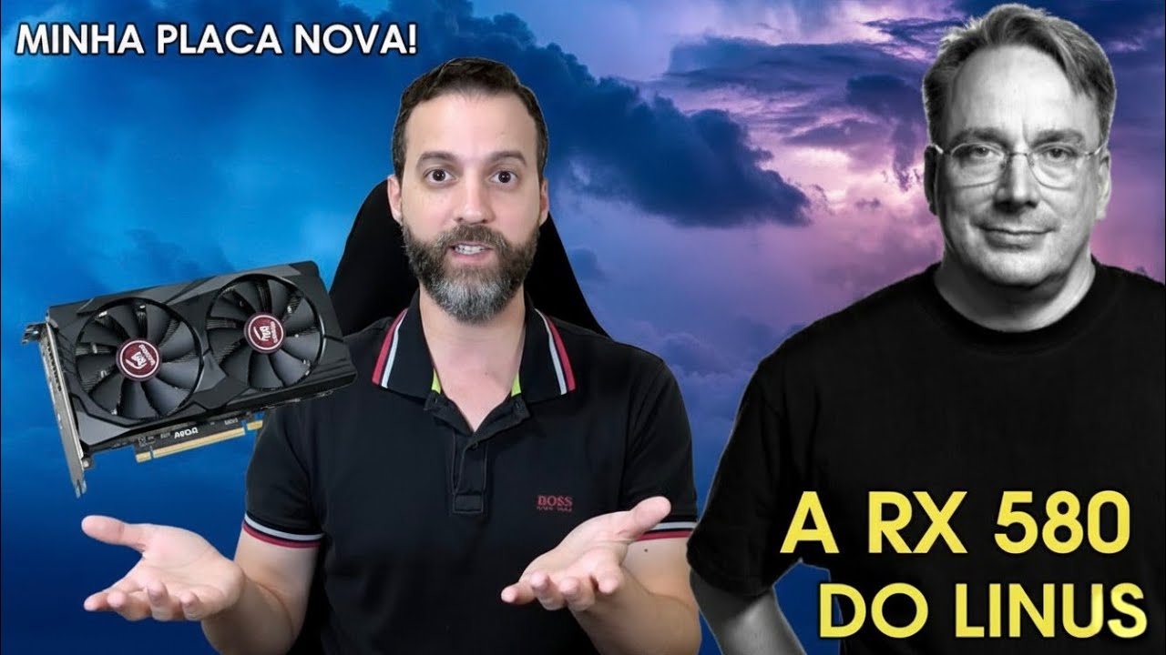 RikerLinux's tweet card. Comprei a placa de vídeo do Linus Torvalds, o Criador do Linux e do...