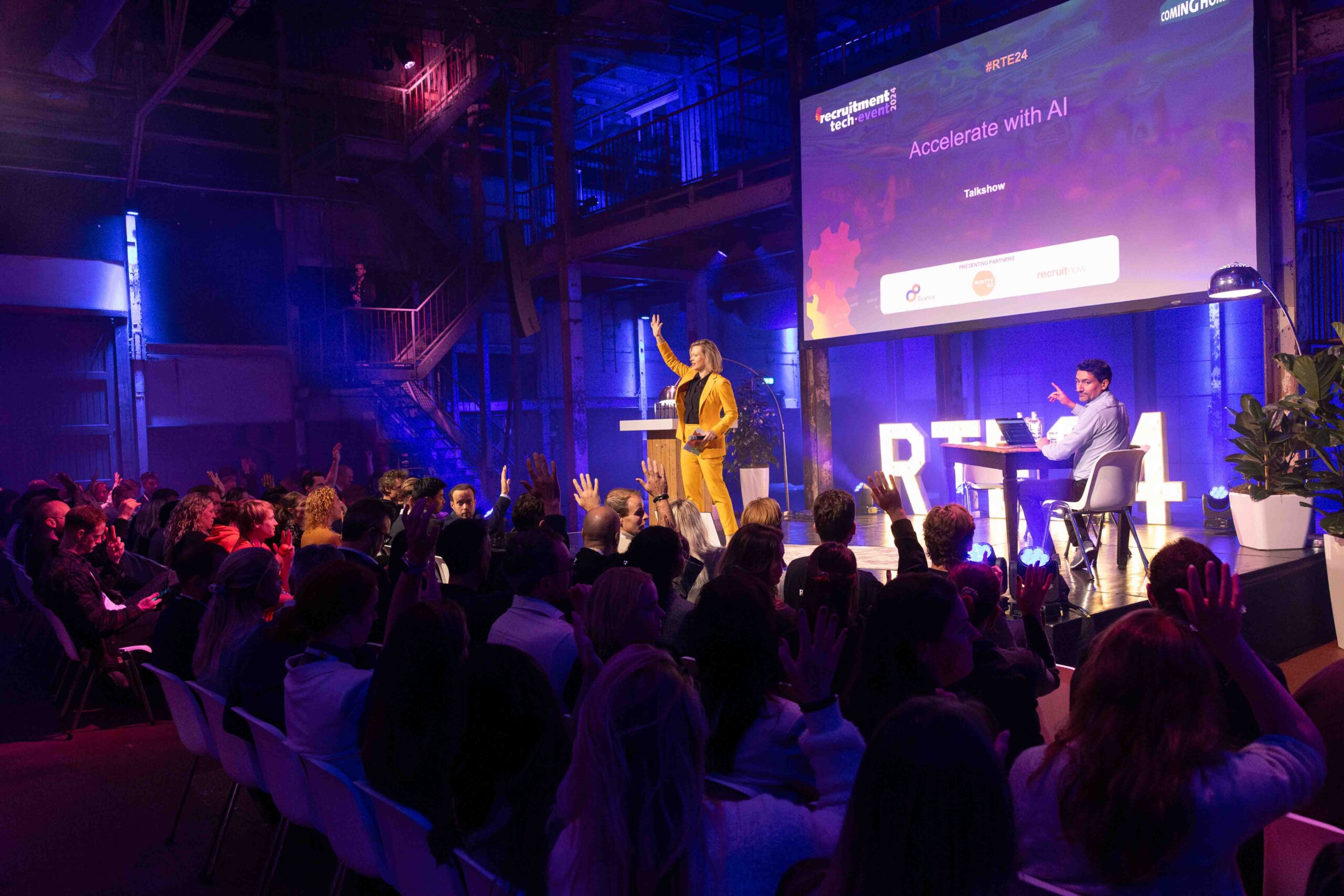 RecrTech's tweet card. De negende editie van het Recruitment Tech Event (RTE) vond plaats waar het ooit allemaal begon: in DeFabrique in Utrecht. Een recap van de dag, in 24 foto’s.