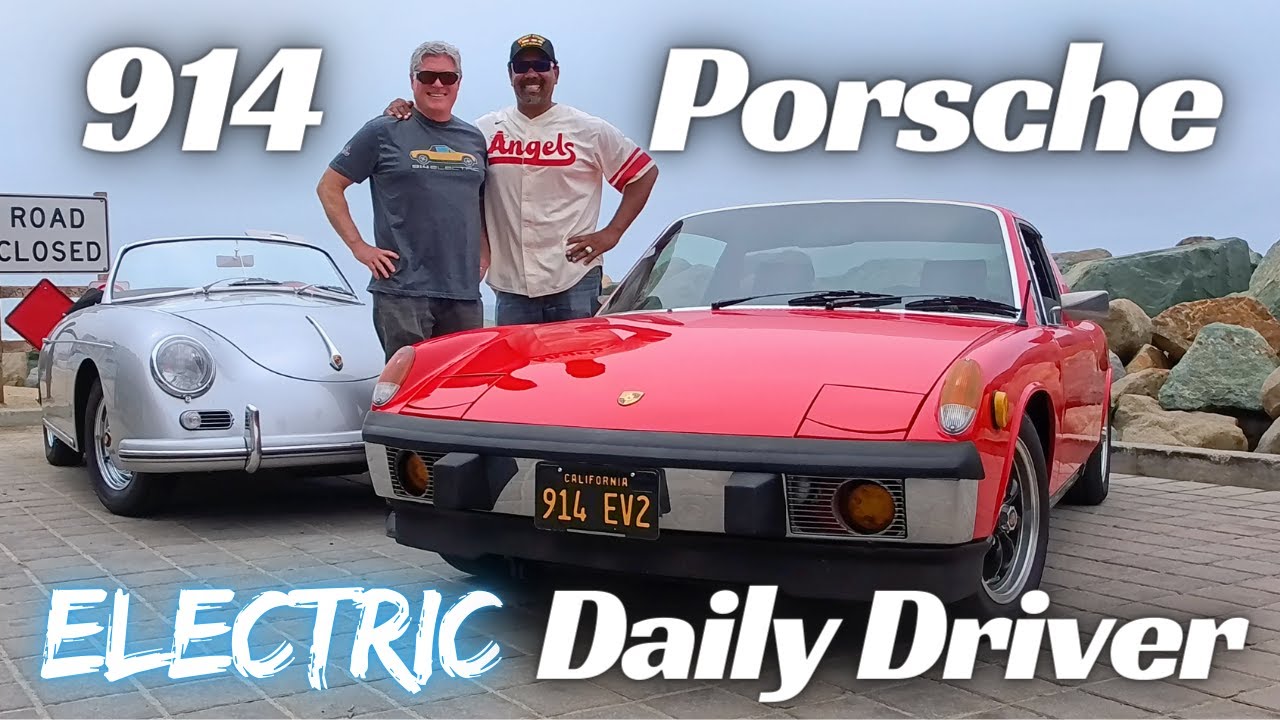 ChargePozitive's tweet card. Porsche 914 EV Swap - Classic Daily Driver with Modern Electric Power!