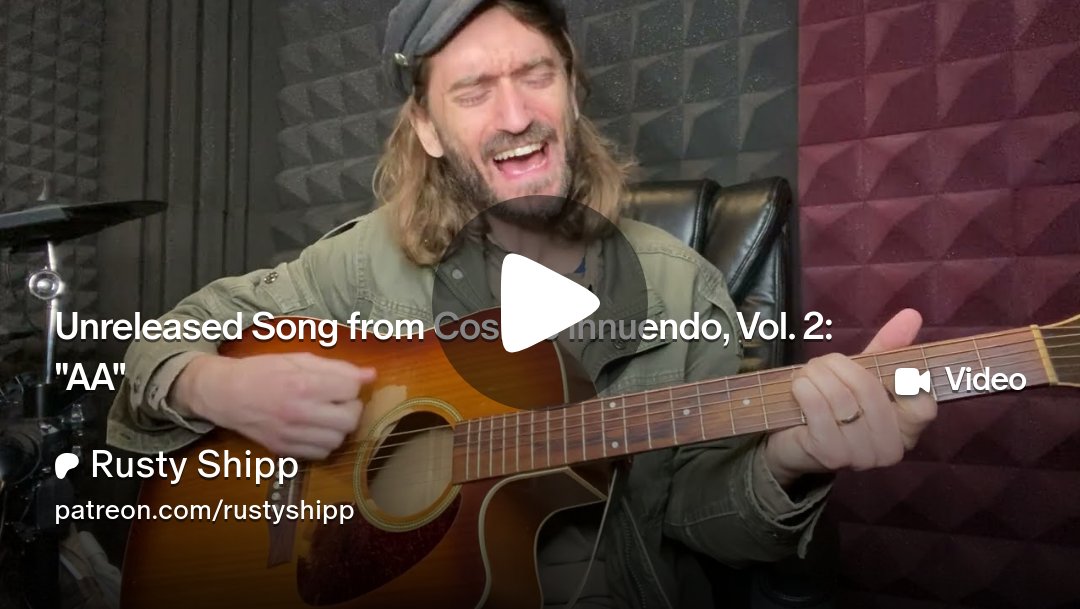 RustyShipp's tweet card. Get more from Rusty Shipp on Patreon