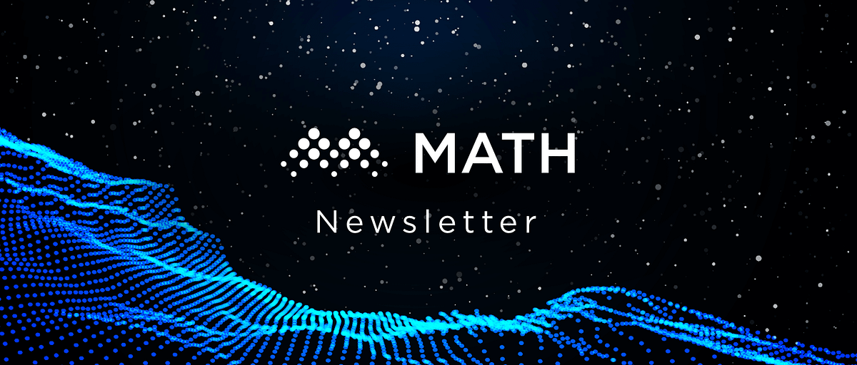 MathWallet_CN's tweet card. Welcome to the MathWallet Newsletter