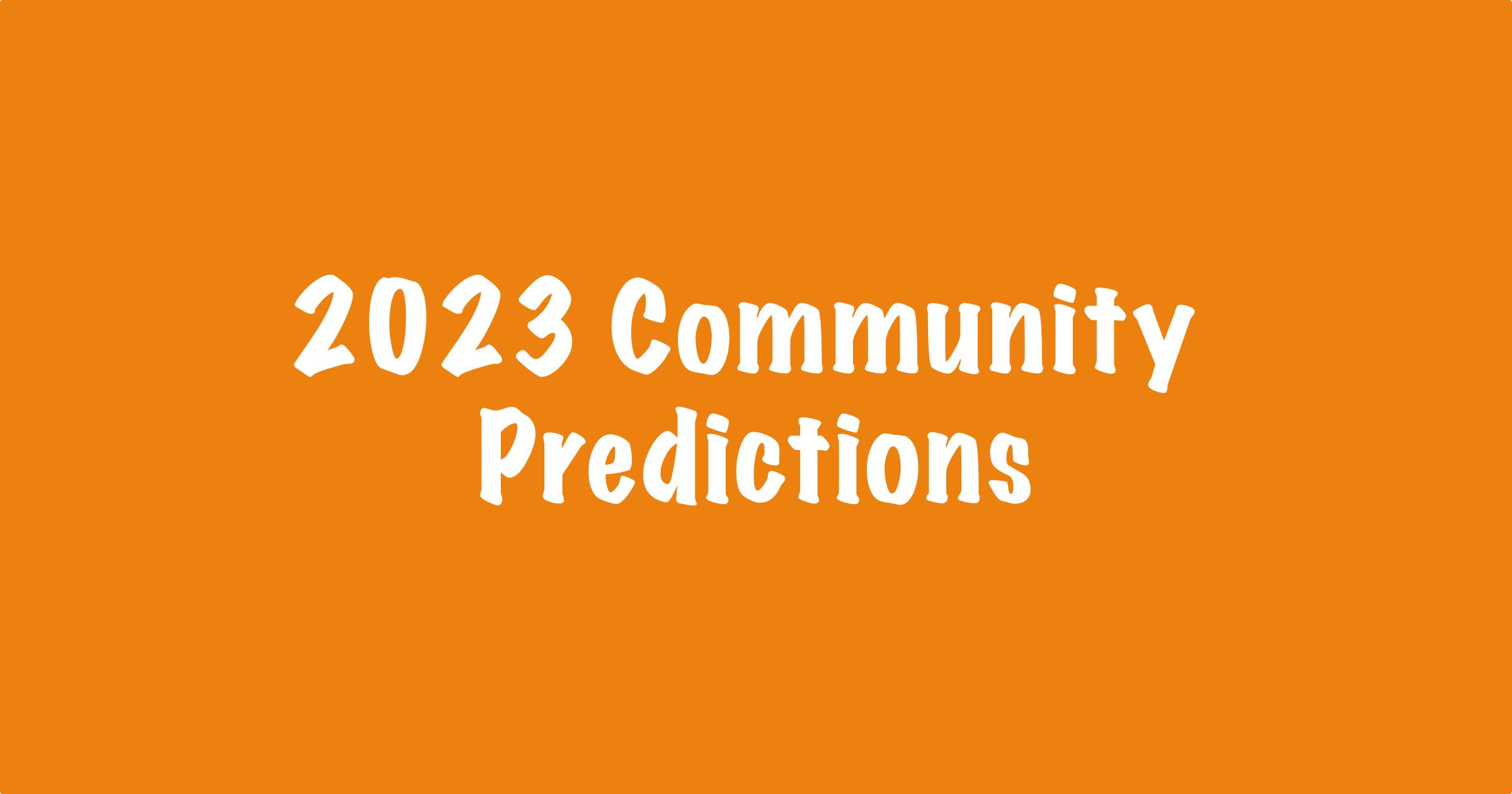 Making_Waves's tweet card. Heading into 2023, what should we expect out of online communities? Despite the declining economic growth, communities might actually emerge in the end.