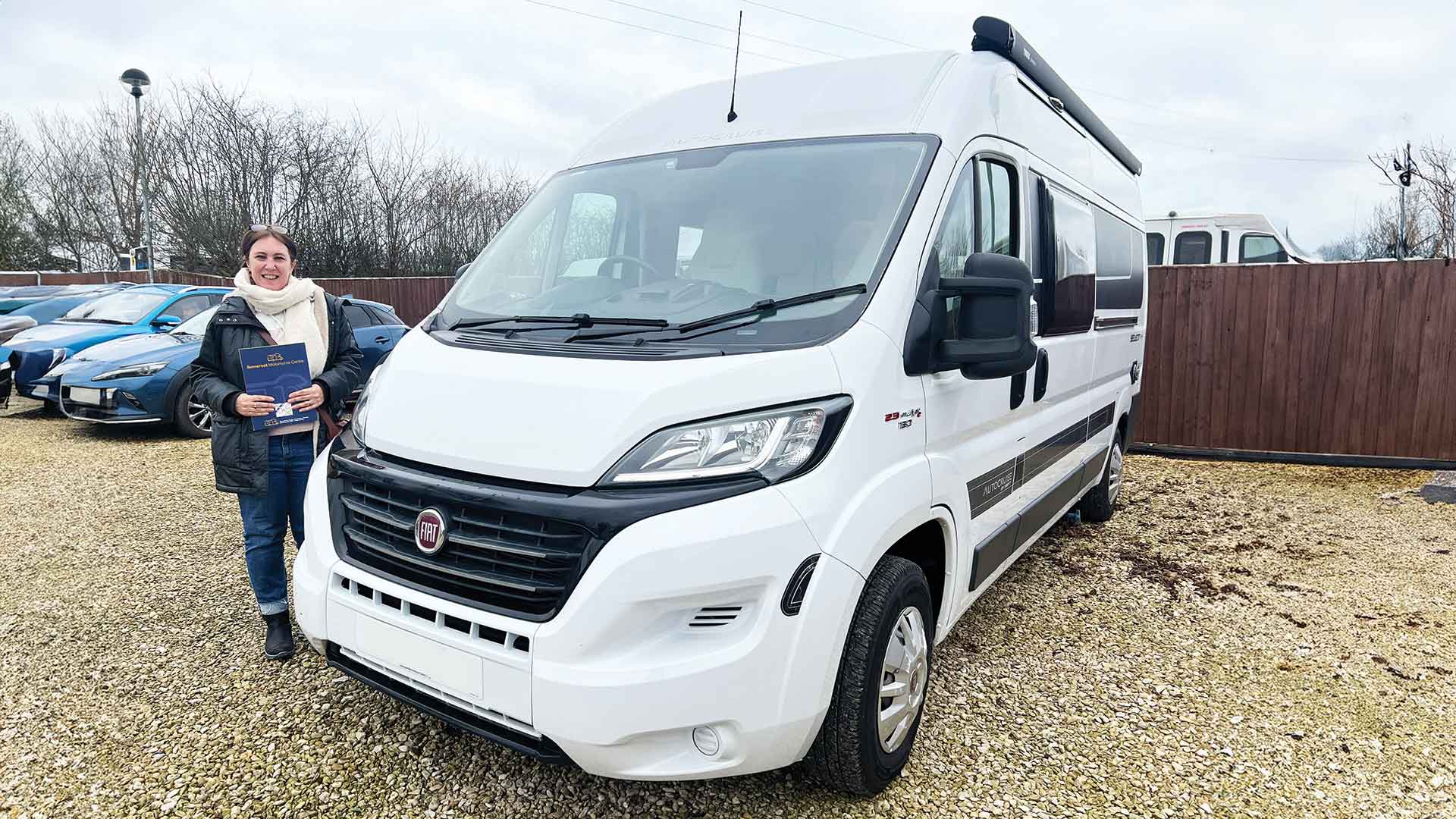 pmotorhome's tweet card. Sarah recently bought a 2017 Autocruise (Swift) Select 144 - here, she explains why she picked the campervan.