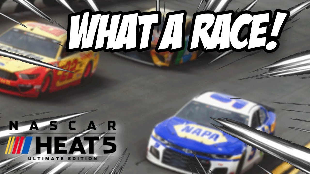 ConsolePCGaming's tweet card. Exhilarating Race at Las Vegas Speedway with Nascar Heat 5